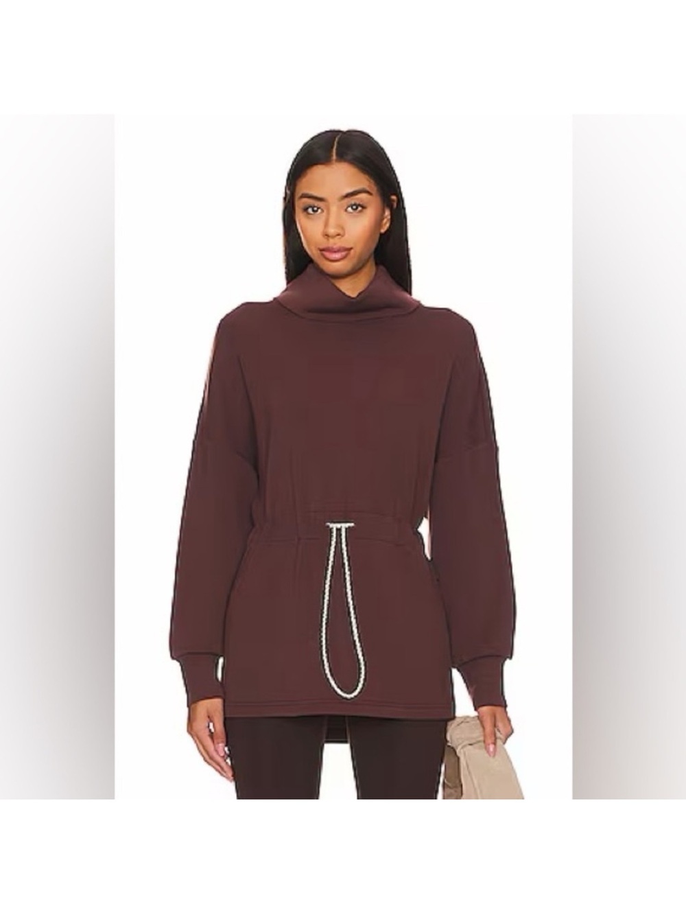 Varley Freya Sweatshirt Deep Mahogany Size Medium